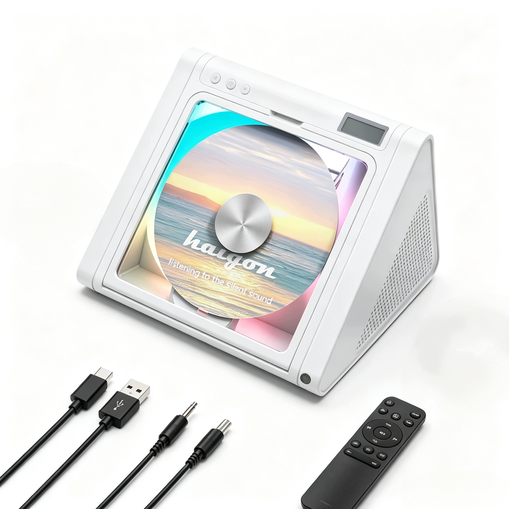 CD přehrávač, nový Bluetooth reproduktor, přenosný multifunkční reproduktor
