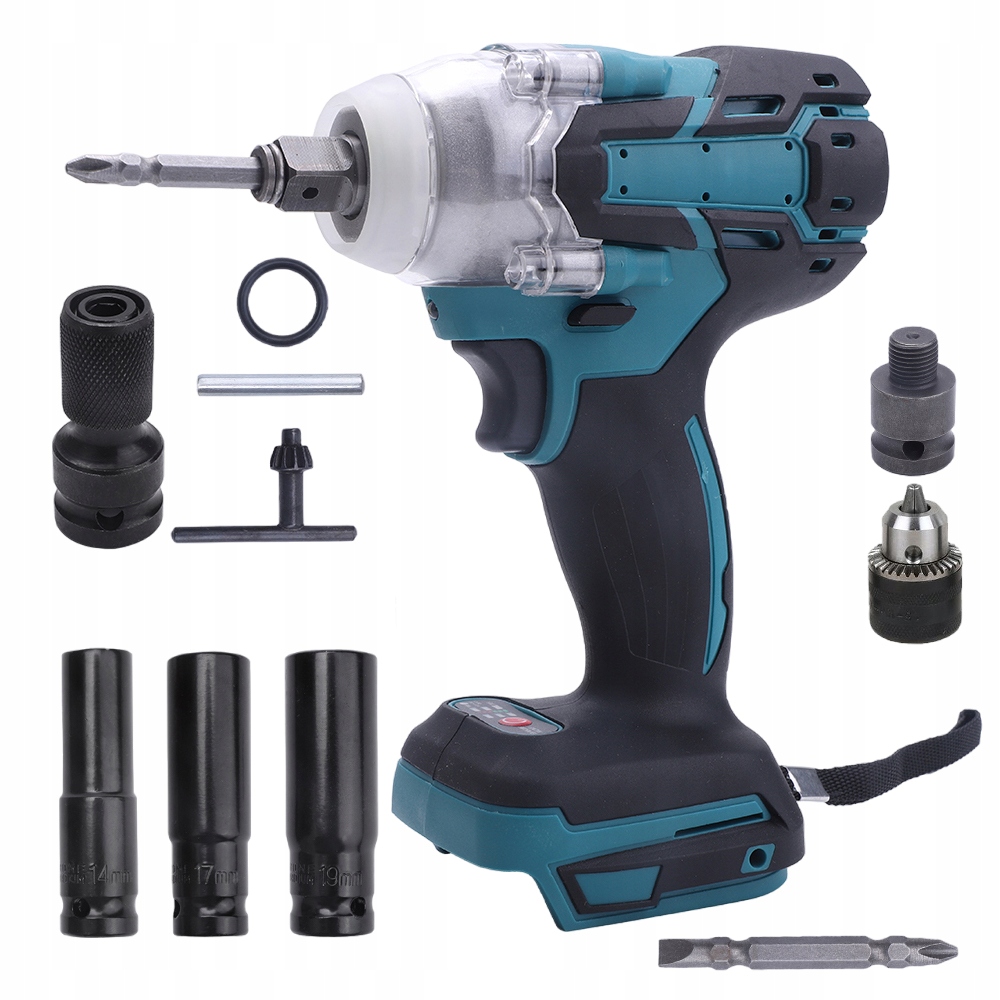 Bezkartáčový Rázový Utahovák 1/2" 520NM 3000 Ot/min Led 3V1 Pro MAKIT18V