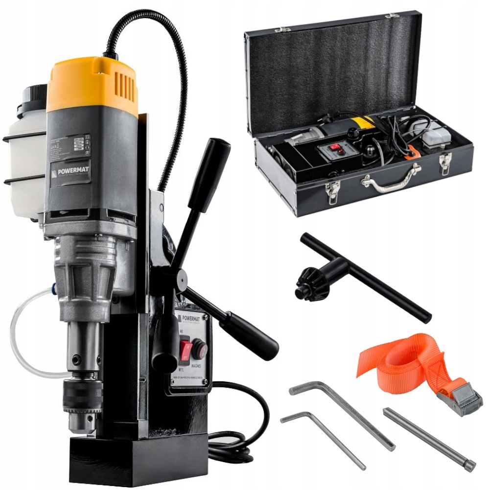 Magnetická Vrtačka Síla Magnetu 11500N Výkon 1500 W Zdvih 160 MM Weldon 19 MM