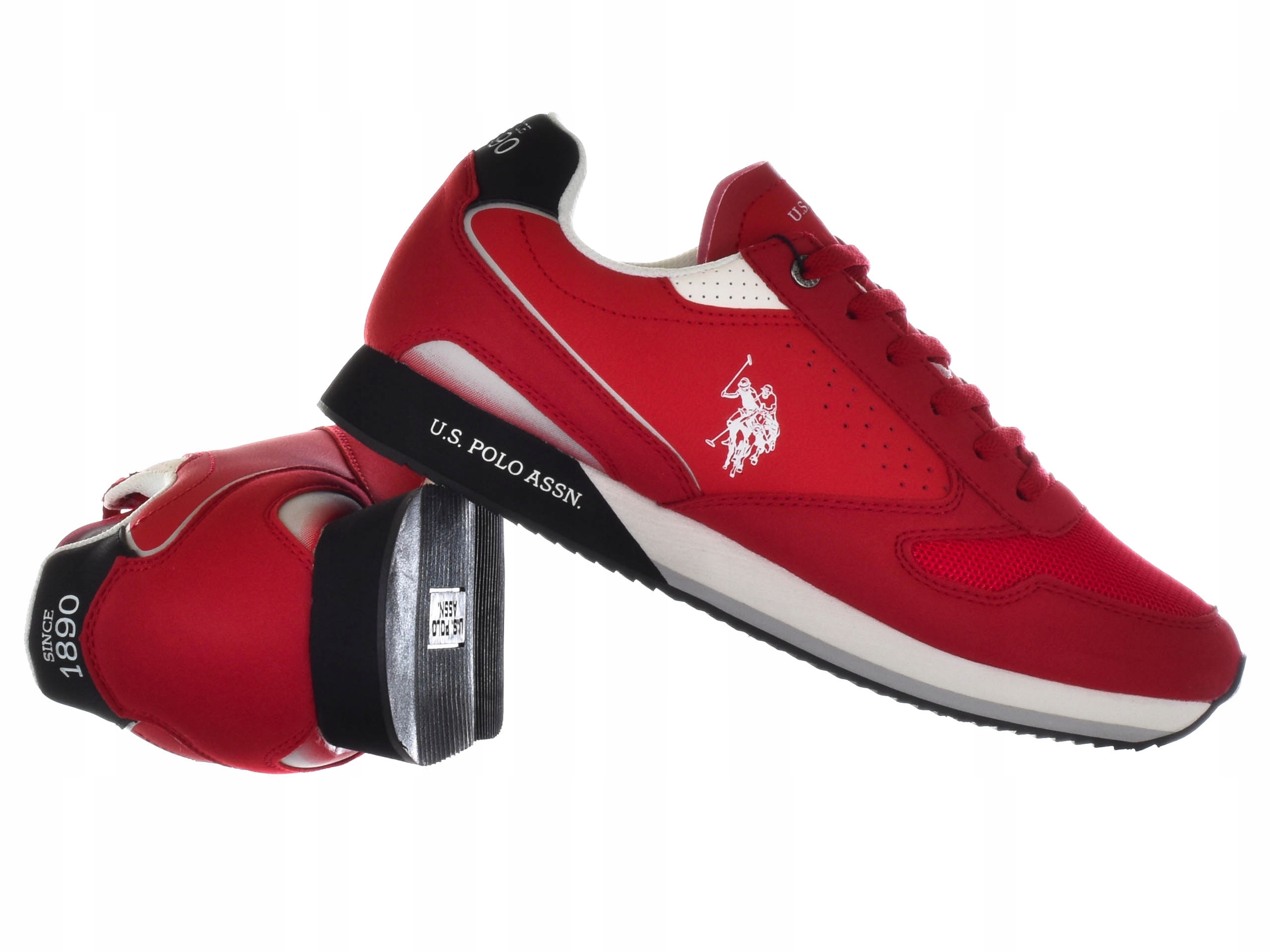 U.s. Polo Assn. Pánské Boty NOBIL003C-RED001 tenisky červené