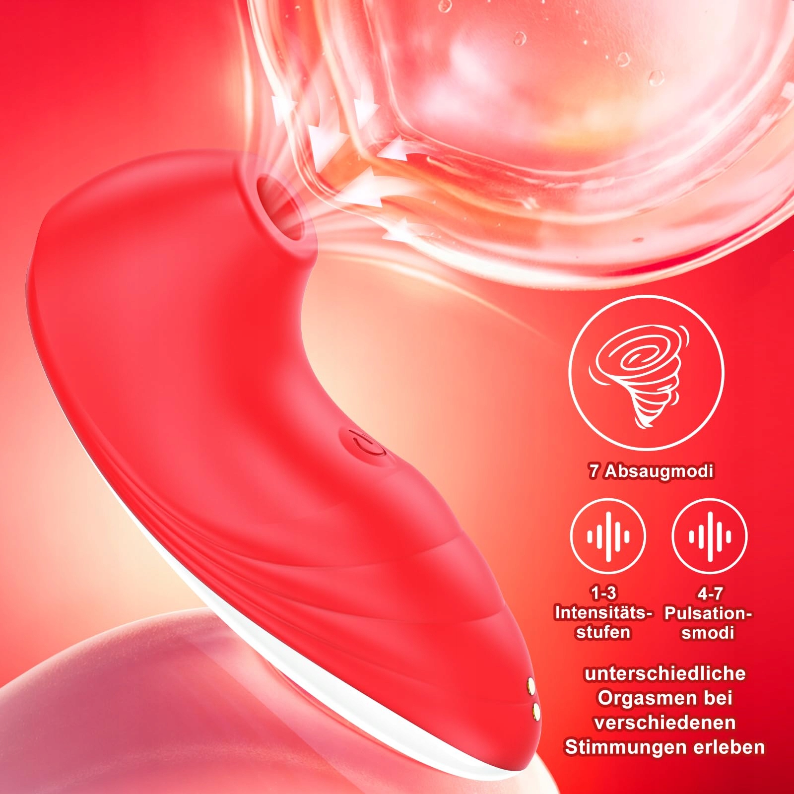 SILIKONOWY Wibrator Dla Kobiet I Par Z 7 Trybami Wibracji Cichy I Mocny — miniatura 3