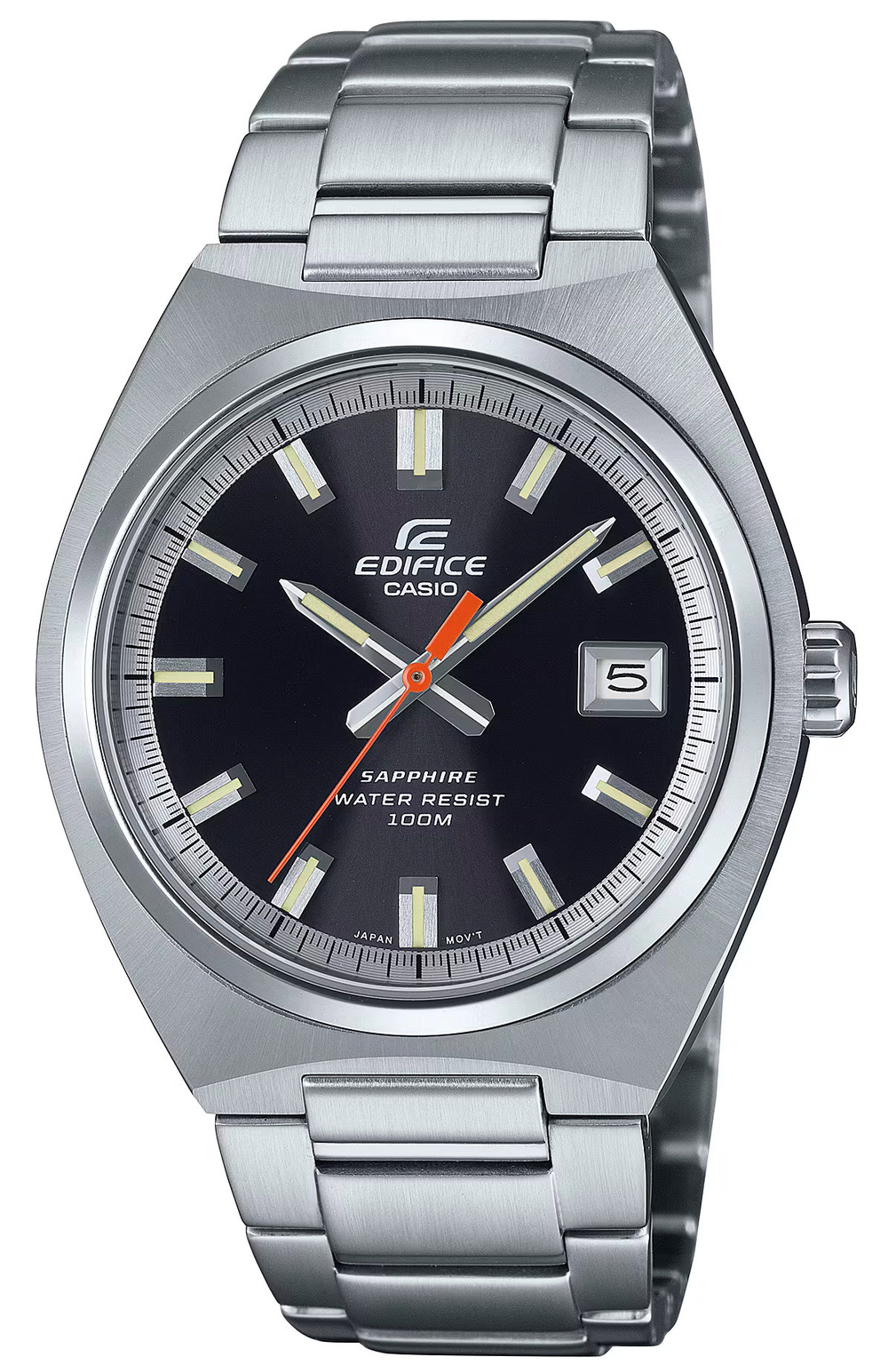 Pánské Ocelové Vodotěsné Hodinky Casio Edifice Safír EFB-109D-1AVEF