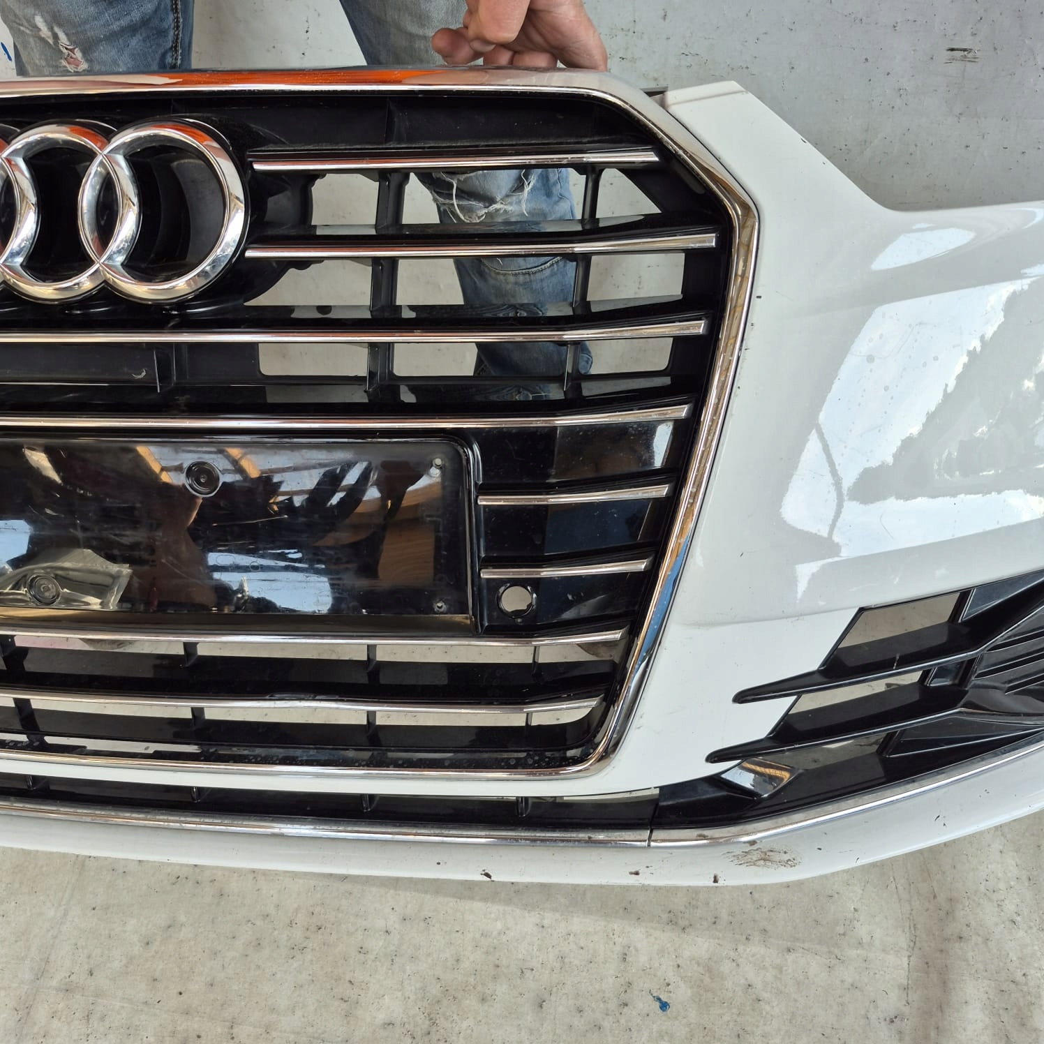AUDI A6 C7 4G LIFT 14-18 bumper front front washer