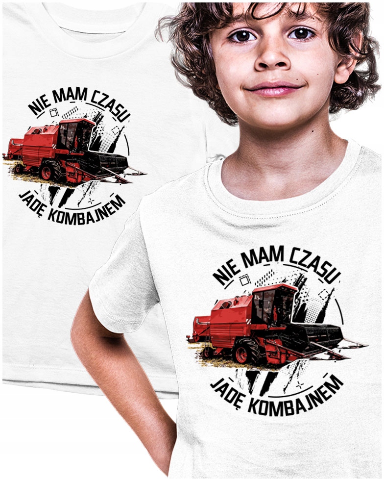 

Gruba Koszulka Kombajn Kombajnem Bizon 146