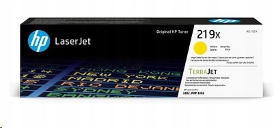Žltá originálna tonerová kazeta s vysokou výťažnosťou Hp 219X LaserJet…