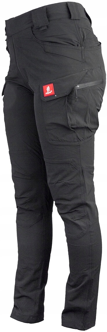 ELASTYCZNE spodnie BOJÓWKI MĘSKIE robocze ochronne czarne DUŻO KIESZENI 44 EAN (GTIN) 5902365220374