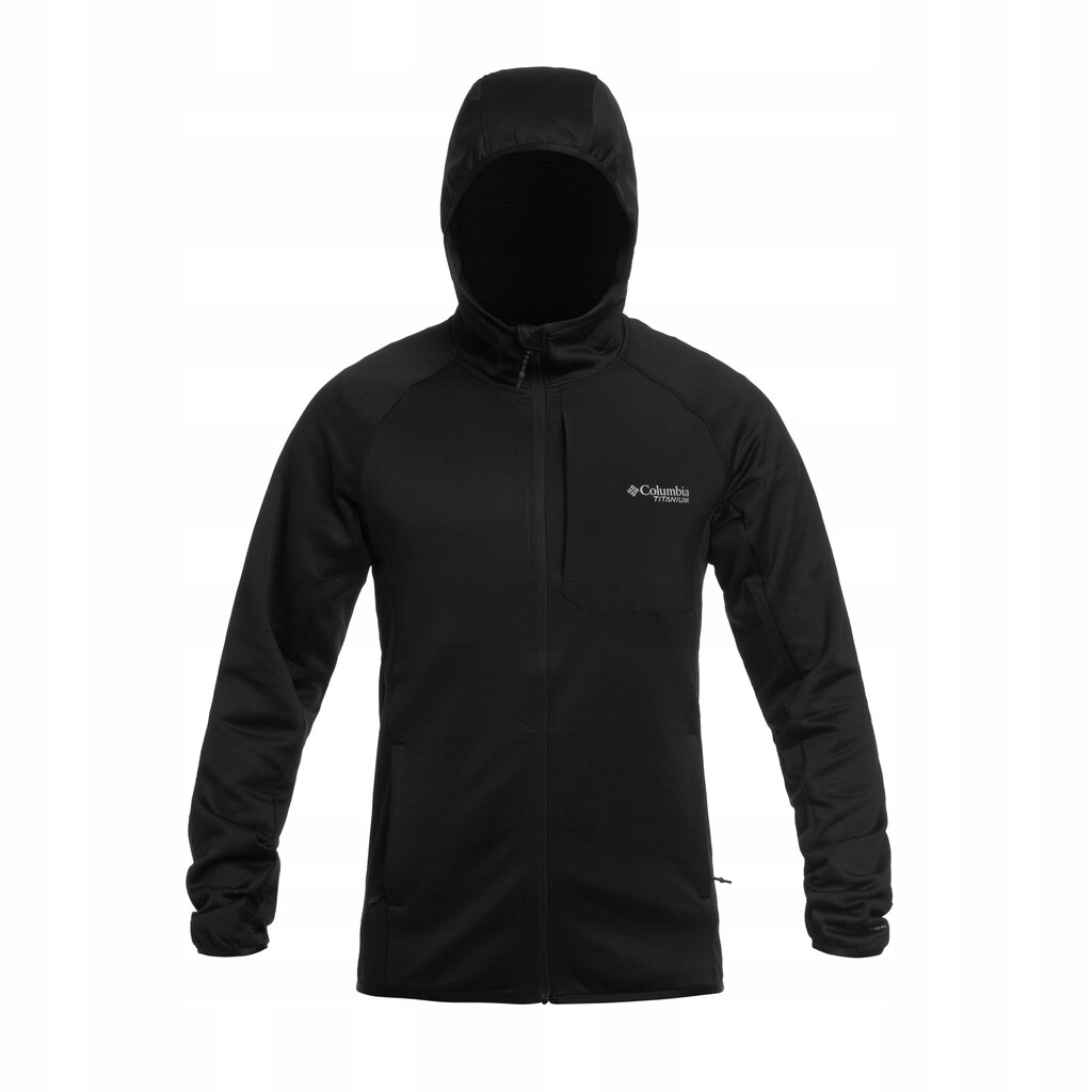Pánská mikina na zip Columbia Triple Canyon II s kapucí Black XXL