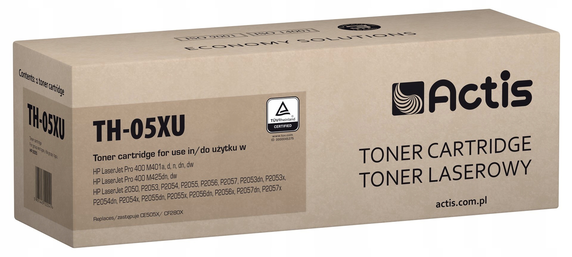 Actis TH-05XU Toner Uniwersalny (zamiennik Hp 05X CE505X, CF280X, Standard;