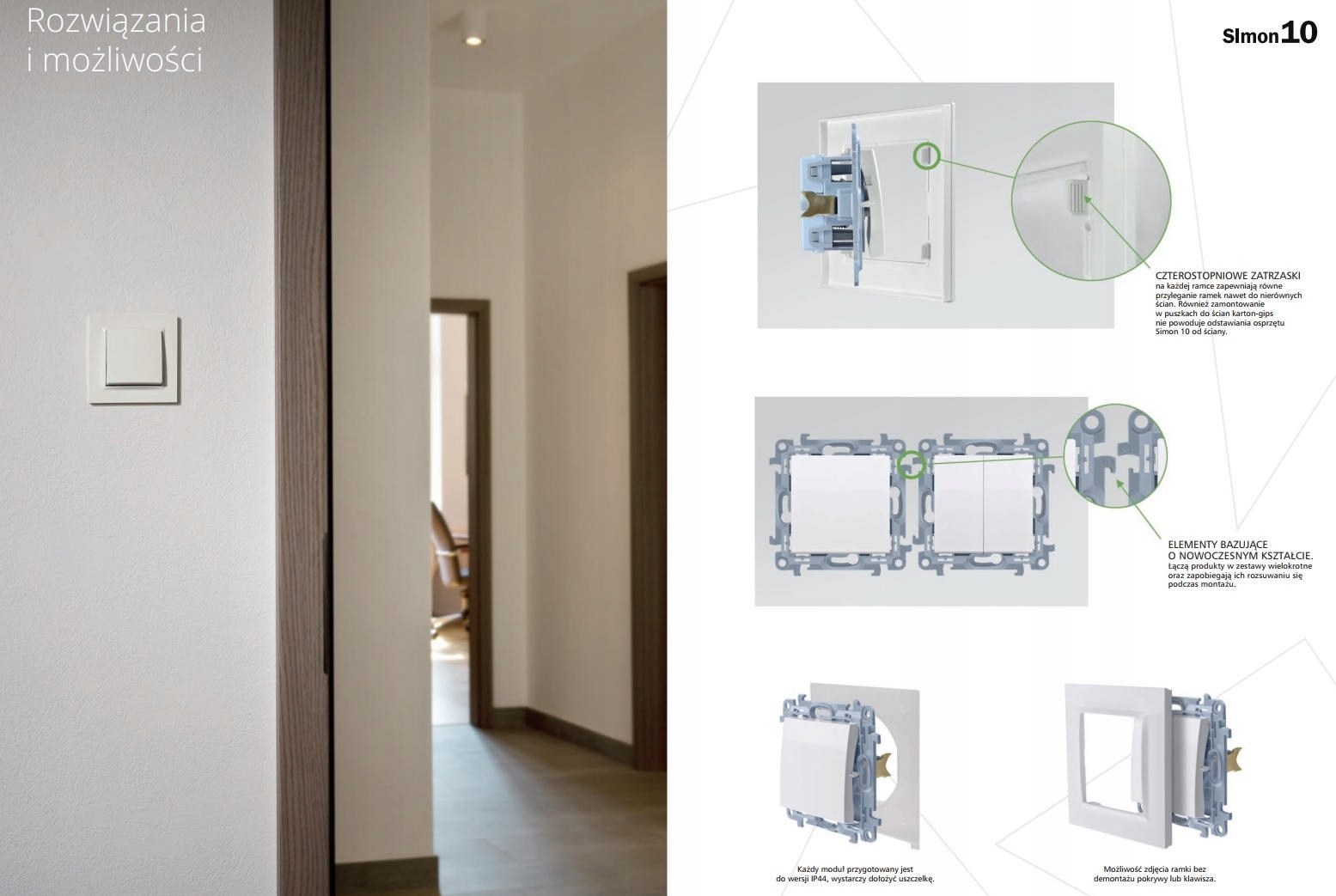 SIMON10 Ramka 3-krotna biała Kontakt-Simon CR3/11 Rodzaj brak informacji