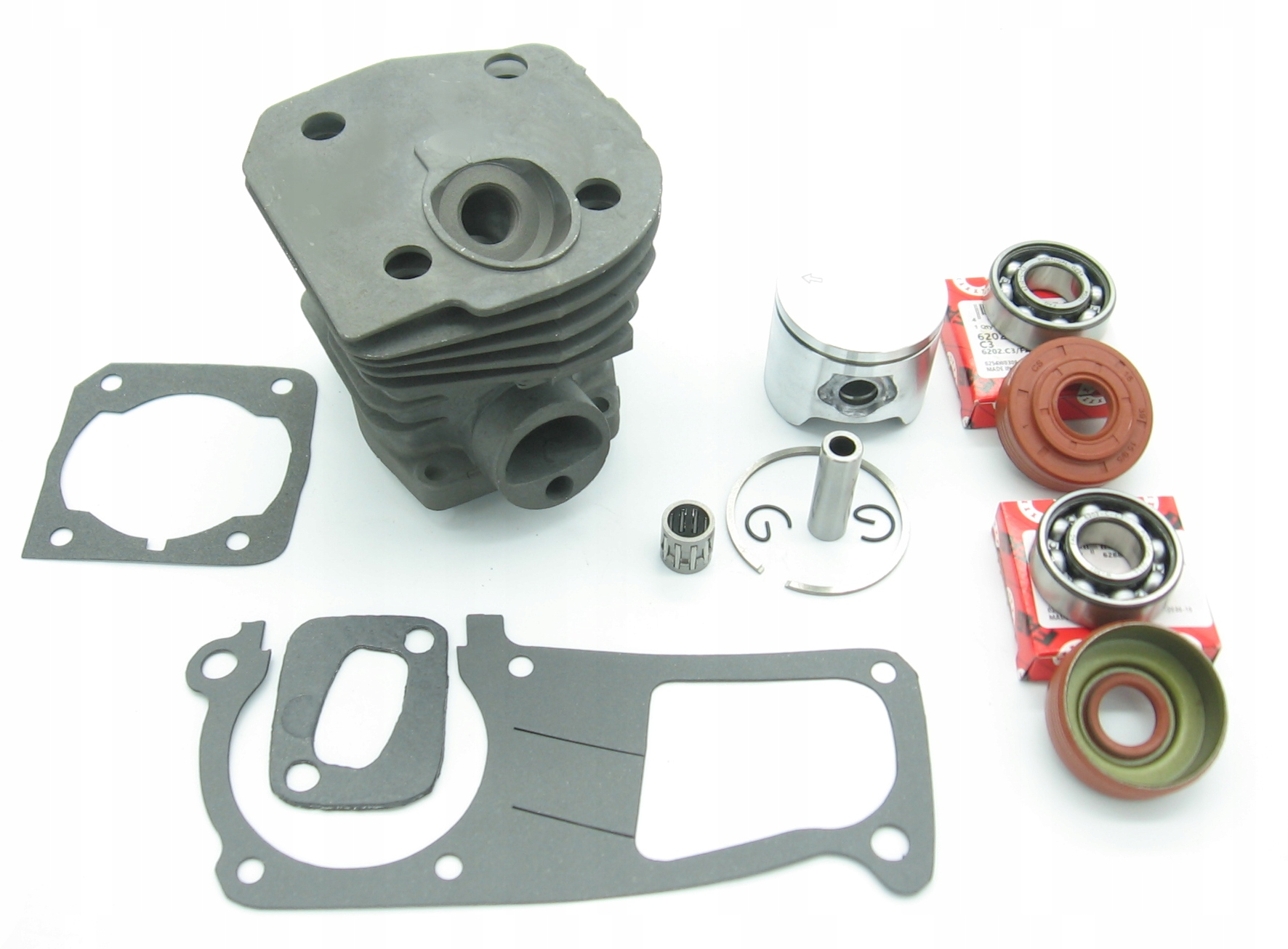 Cylinder tłok uszczelki łożyska uszczelniacze Husqvarna 346XP 350 351 353