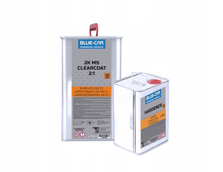 

Lakier Bezbarwny Ms 5L Utwardzacz 2.5L Blue-car