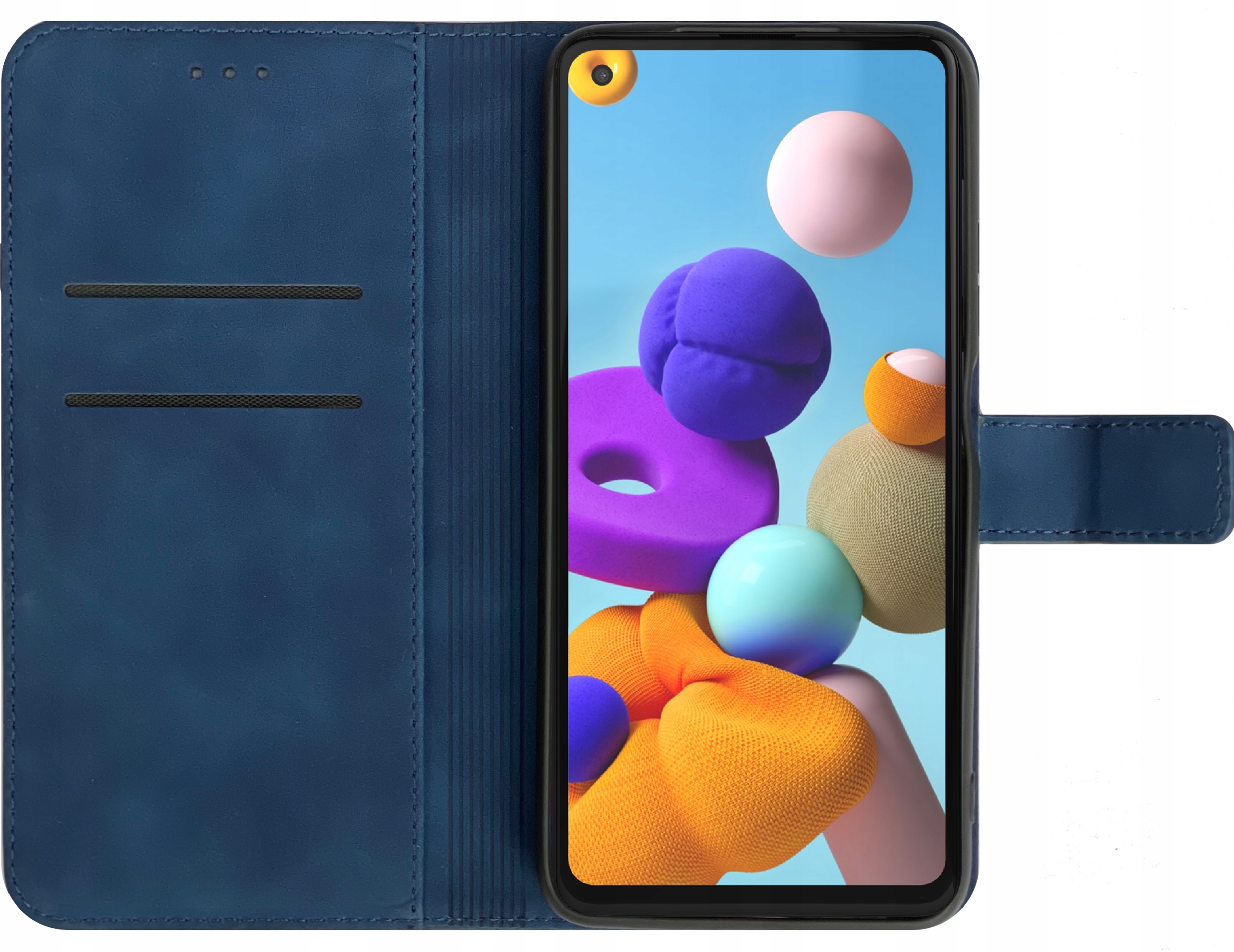 

Etui Z Klapką Ekoskin Do Samsung A21S Szkło Case