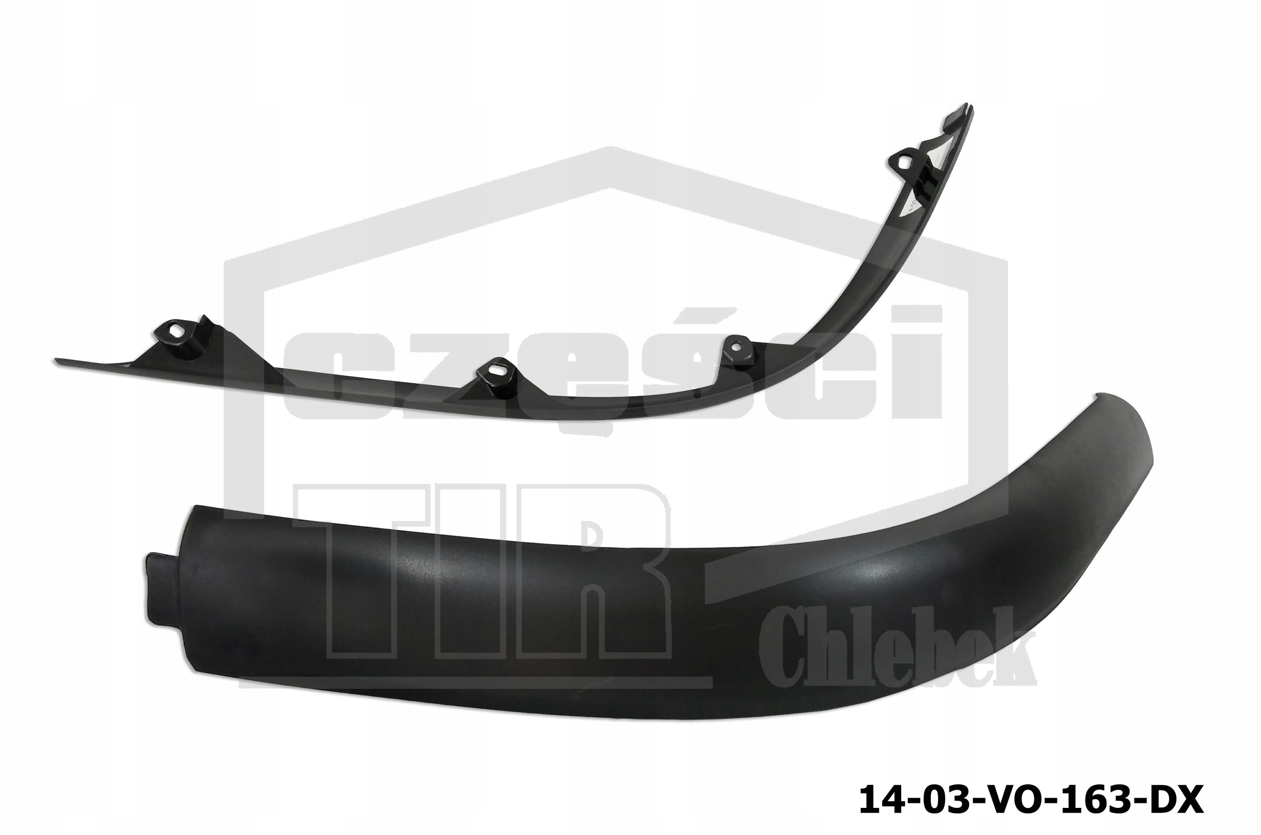 SPOJLER POD ZDERZAK VOLVO FH12 PRAWY * Producent części DX