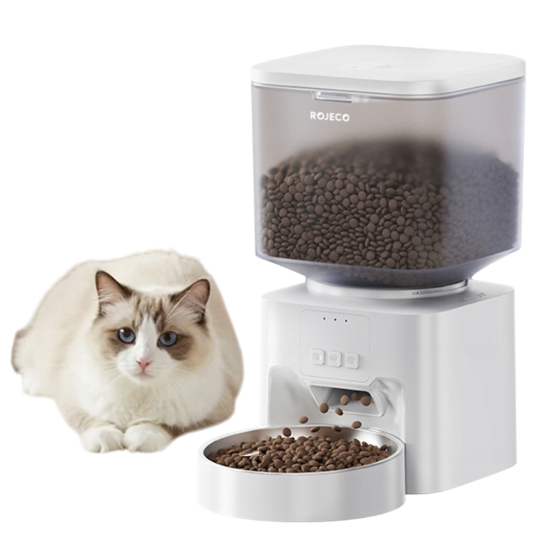 Levně Dávkovač Rojeco Wifi 4,5 l Pro Psa Kočku s dálkovým ovládáním