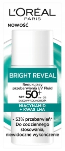 Bright Reveal Fluid na obličej 50 ml Redukující pigmentaci Spf50 Loreal