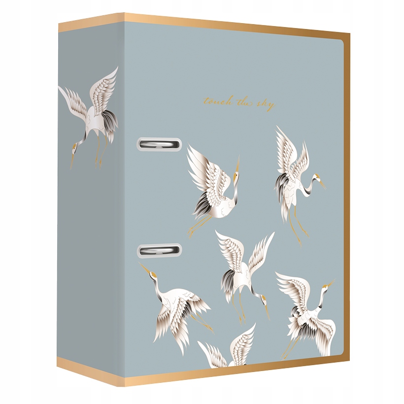 

Segregator A4 75mm dźwignia Met Satin Gold Birds