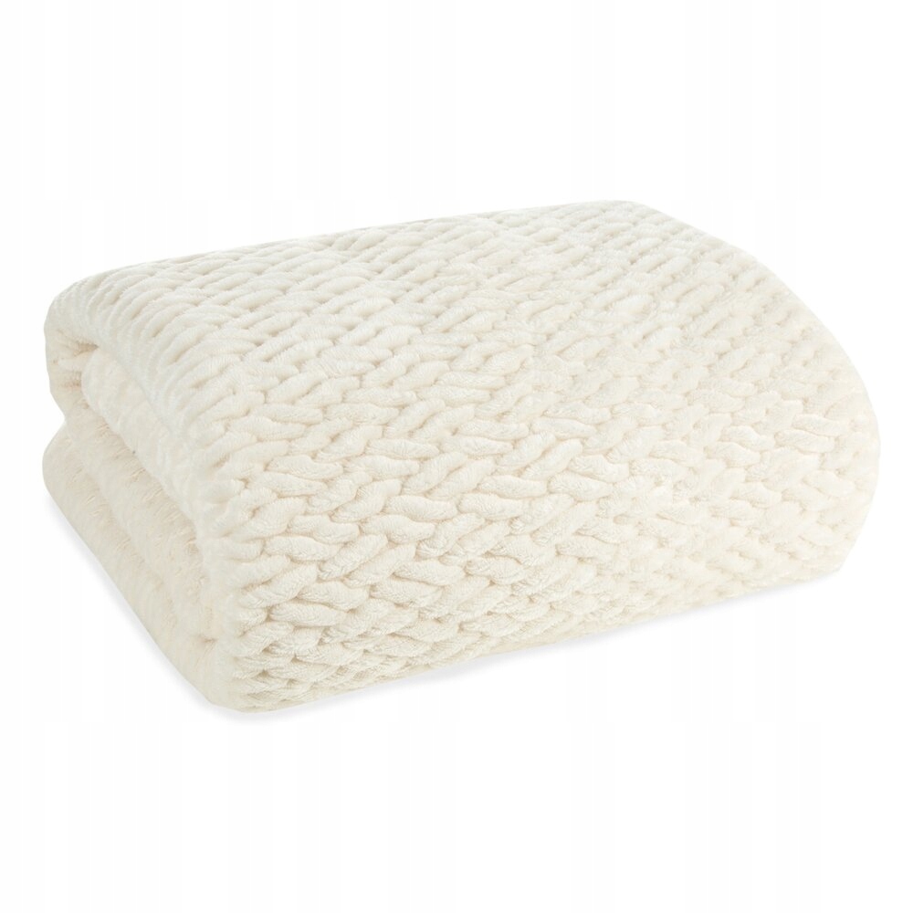 Deka přehoz Kayla 130x160 Eurofirany krémová oboustranná