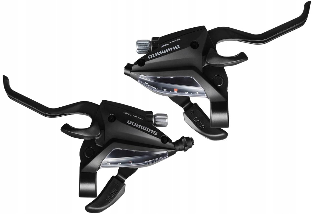 Spony Shimano Altus STEF500 3/7, kompletní sada