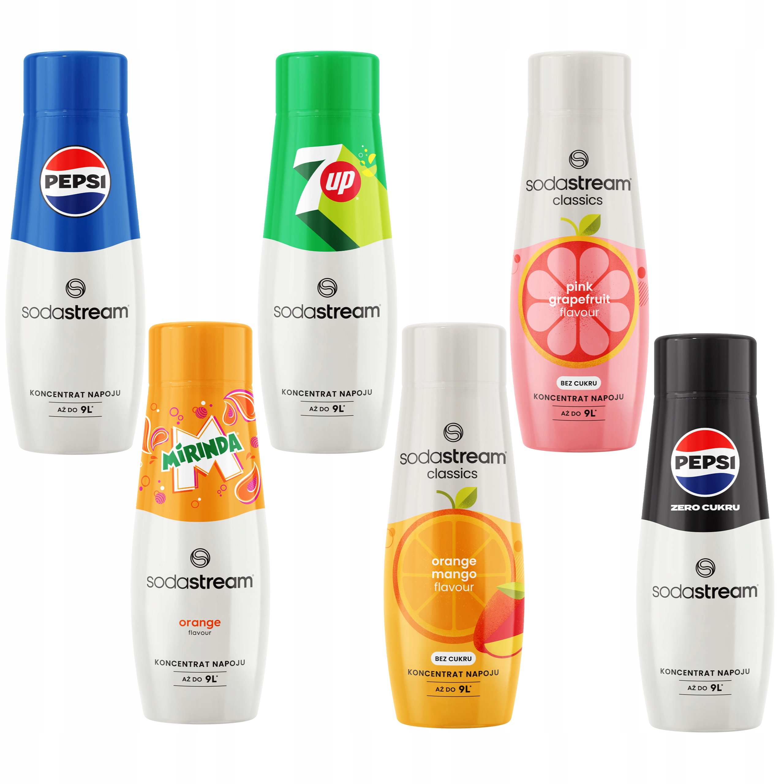 Levně Sodastream Sada koncentrátů a sirupů 6 příchutí.