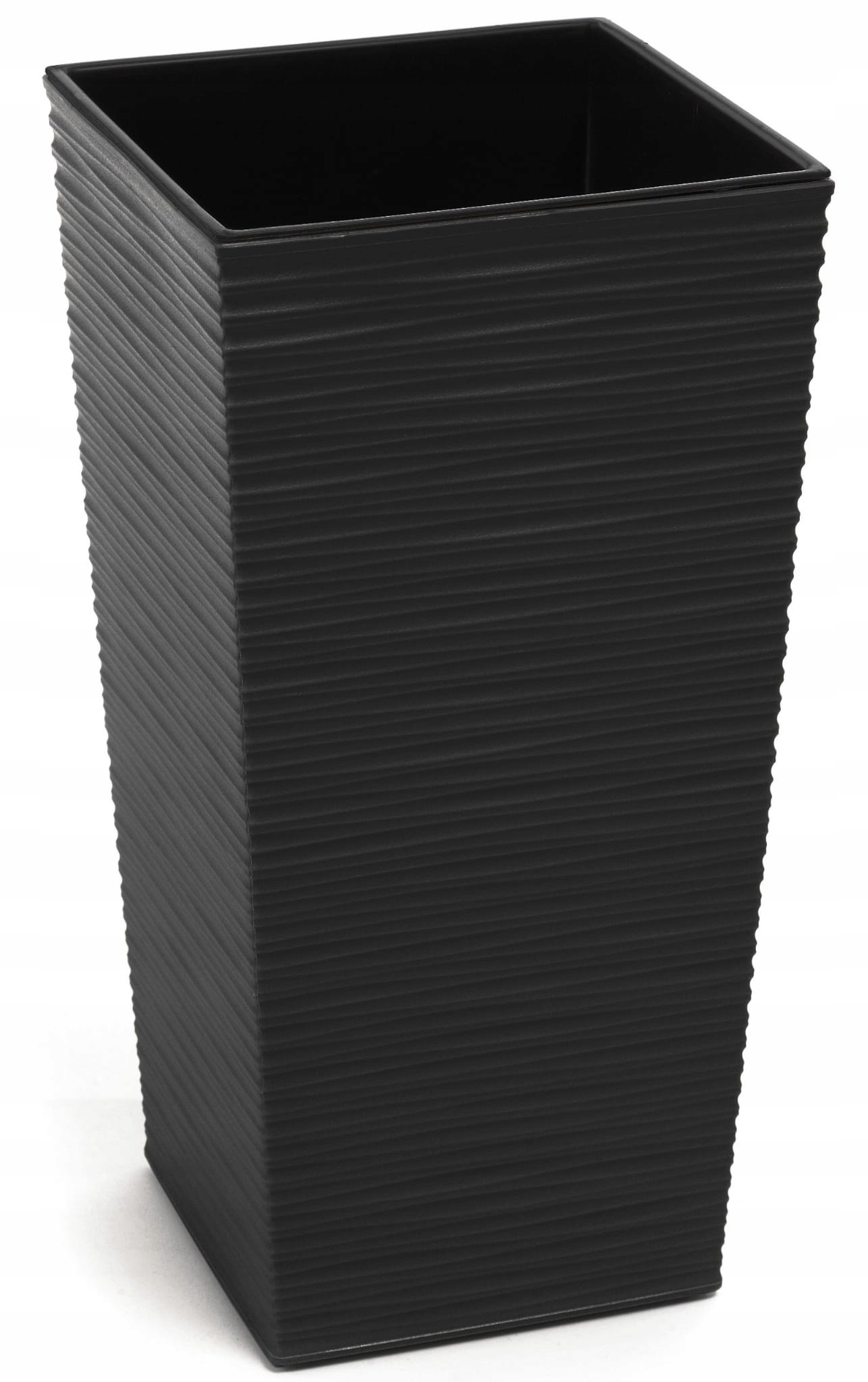 Doniczka Finezja Dłuto Czarny wys-68cm szer-35cm wkład Lamela