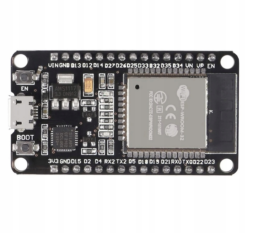 Moduł ESP32 WiFi WROOM-32U DevKitC + Bluetooth 4.2 IoT CP2102 Producent Elektroweb
