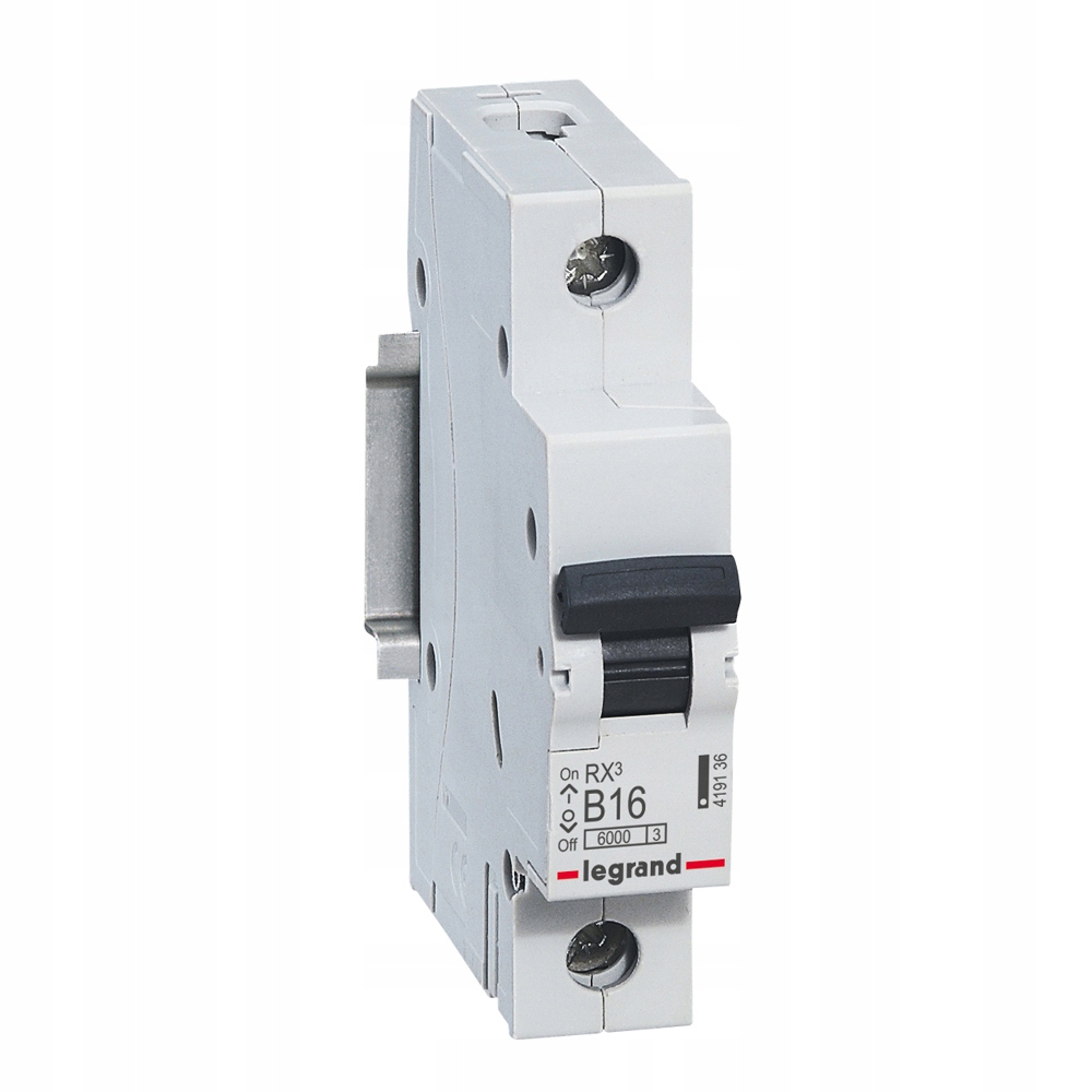 

Legrand RX3 Wyłącznik Nadprądowy 1P B16A S301