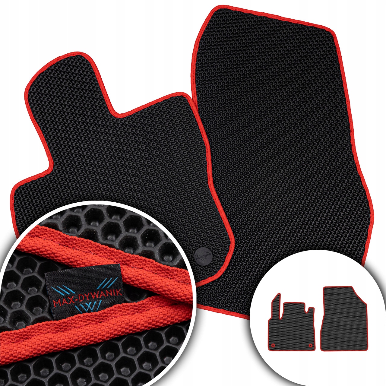 Mercedes Citan II W420 2os 2021 Koberce Eva Eternity Čierne Honey