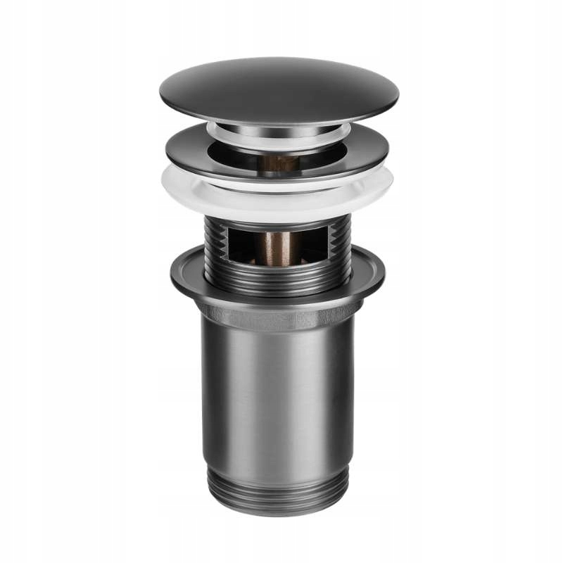 Zátka Klik-klak Grafit Pro Výpust Umyvadla S Přepadem