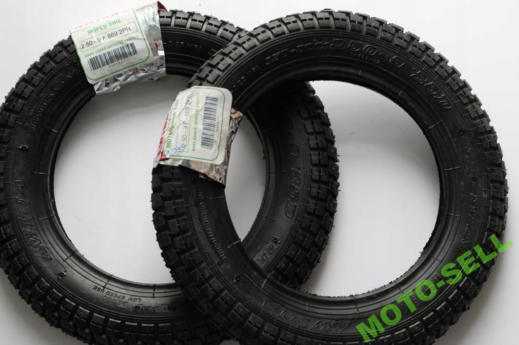 2 x NOWA OPONA OPONY MOTORYNKA 2.50-9 PONY 2 SZT ROMET AWINA