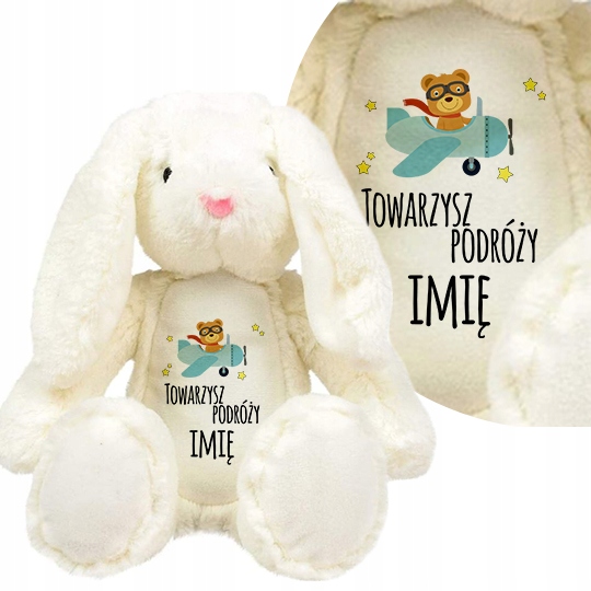 

Przytulanka Królik Biały Personalizowane