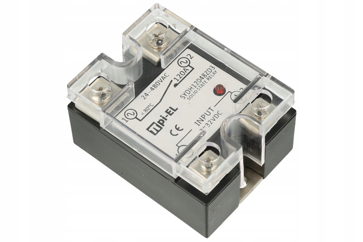 Polovodičové relé Ssr 120 A ovládání 3-32VDC pi-El SYDH12048ZD3