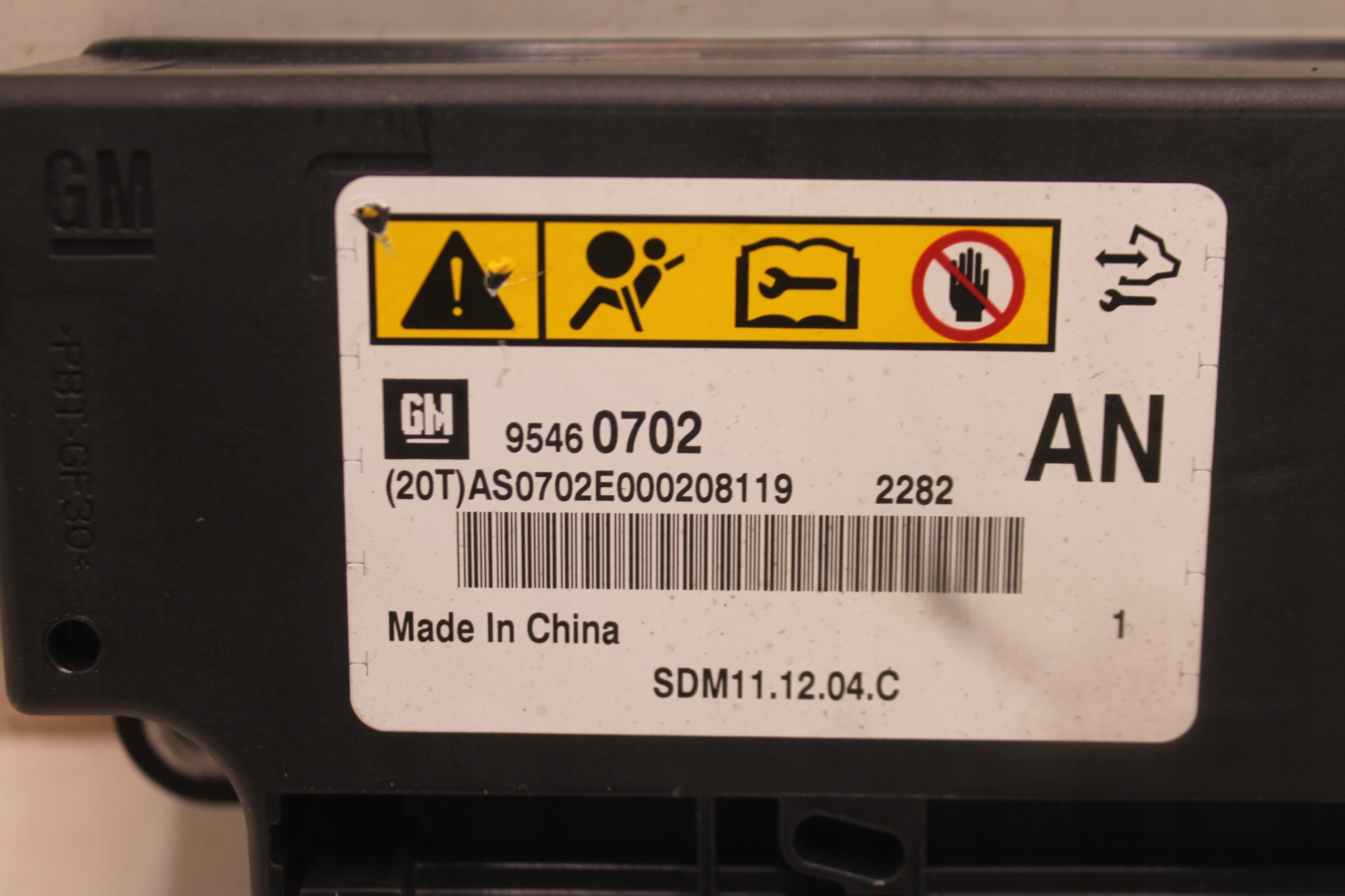 MODULO CENTRALINA SENSOR AIRBAG AIRBAG 95460702 OPEL ANTARA 06-15
