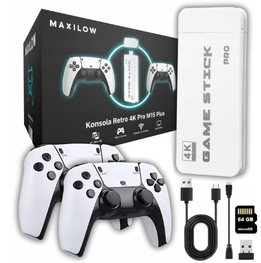 Retro Konzole Hdmi 20 000 Her Televizní Emulátor 2 Bezdrátové Pady