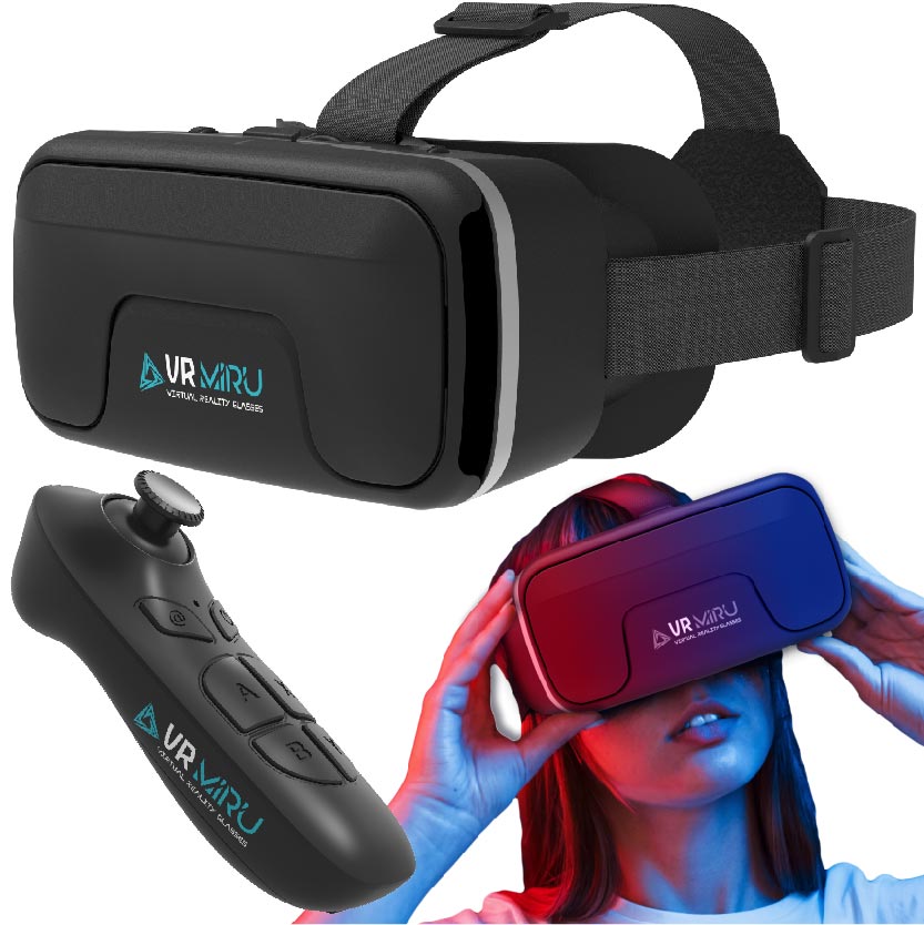 

Okulary Gogle Vr 3D Z Pilotem Bt Do Smartfona 4-7"