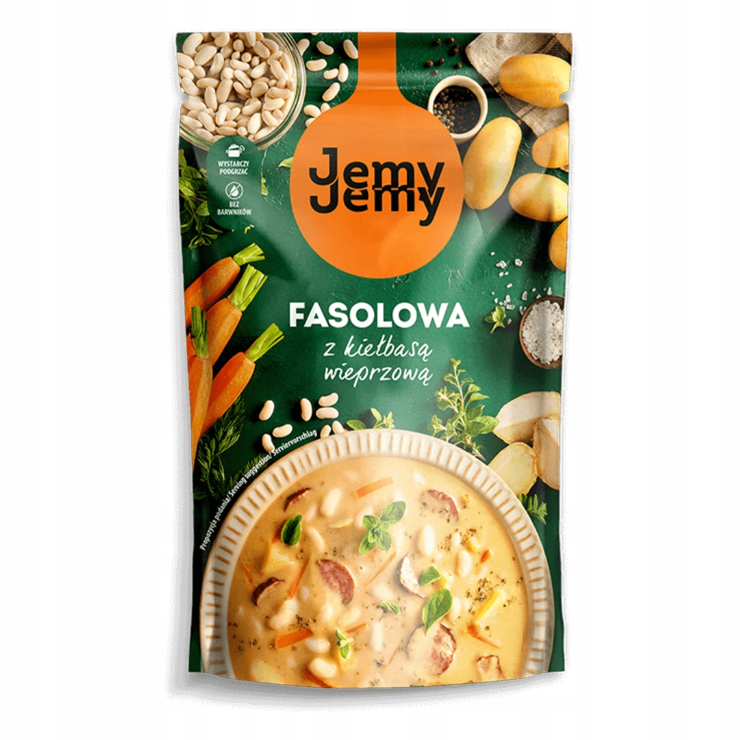 ZUPA FASOLOWA Z KIEŁBASĄ WIEPRZOWĄ 450g Profi x 6 EAN (GTIN) 5901696011910