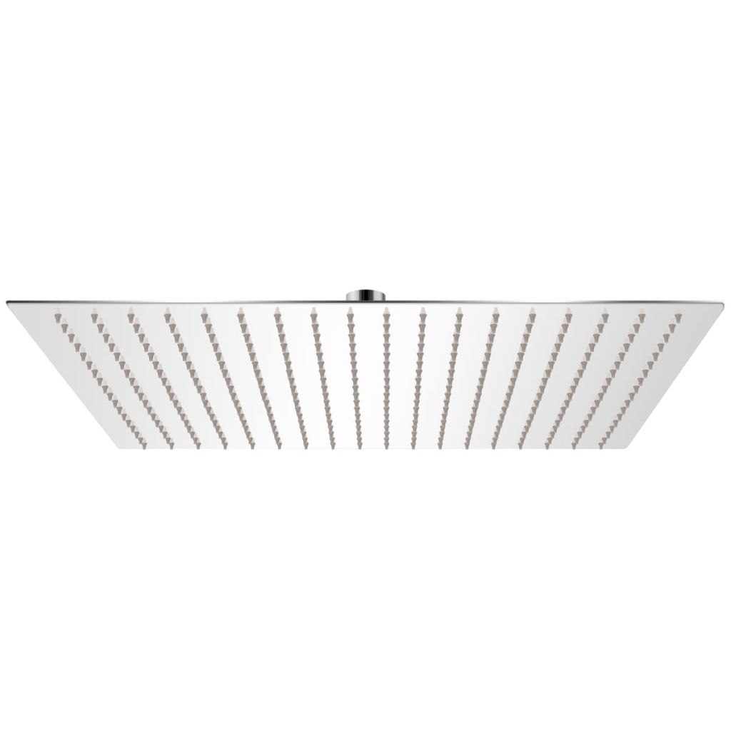 Dažďová sprcha z nehrdzavejúcej ocele, 50 x 50 cm, štvorcová, veľká dažďová sprcha