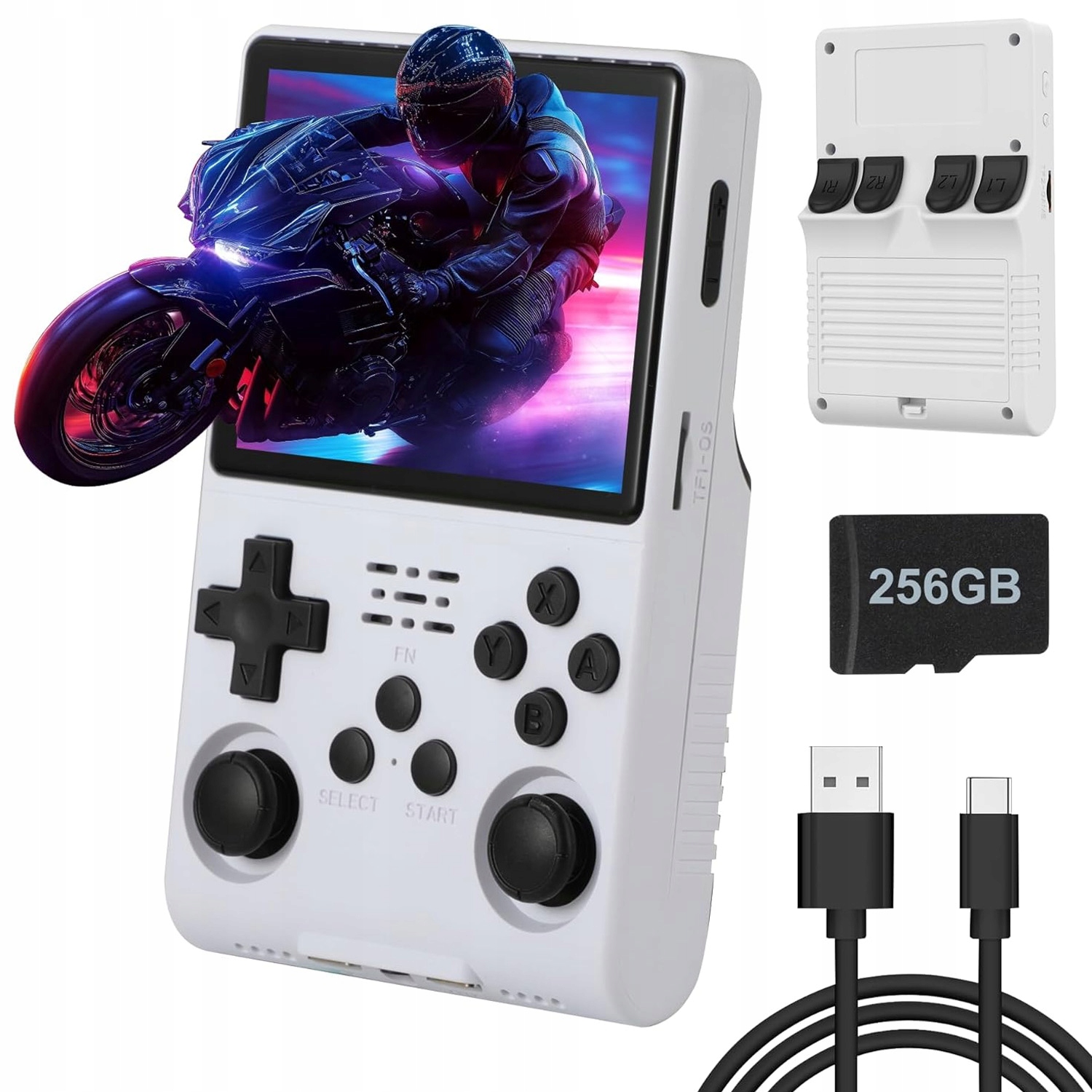 Gra Przenośna Konsola Do Gier Retro R40S Pro 256GB 3,5" Ekran Ips 15000GIER