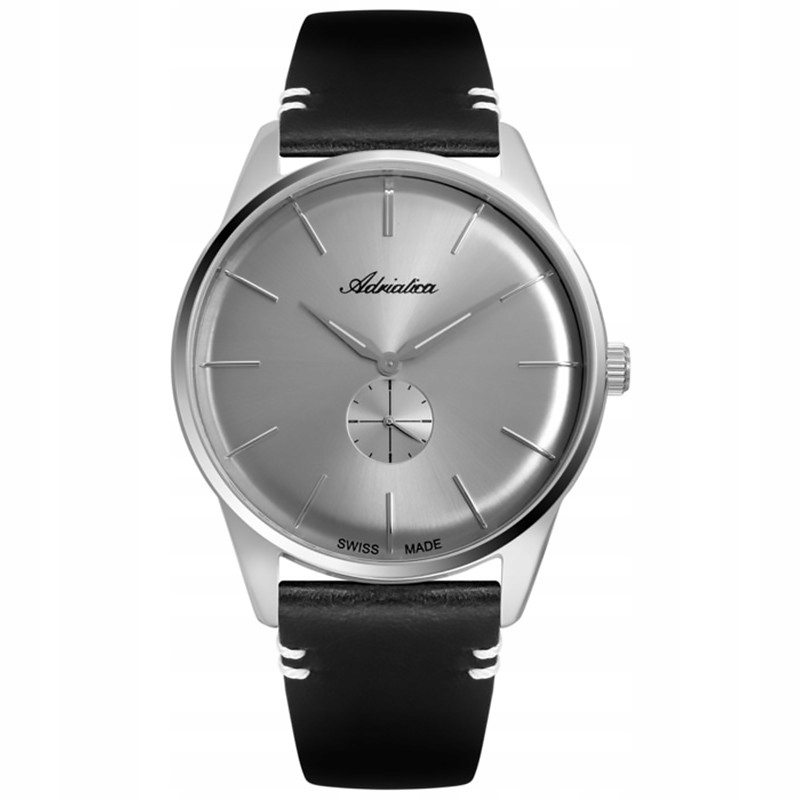 Pánské Hodinky Adriatica A8264.5217Q s černým řemínkem