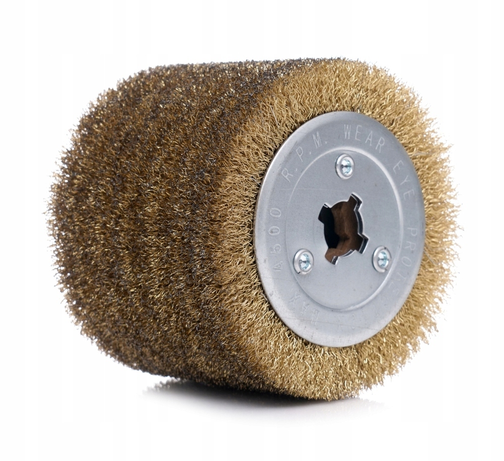 ŚCIERNICA WALCOWA DRUCIANA SZCZOTKA Z DRUTU 120MM