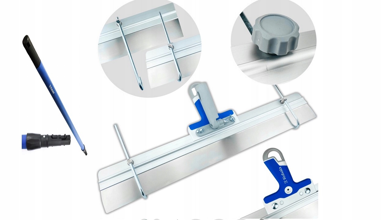 Kubala 0580 Rakla Do Wylewek 600MM Z Adapterem Do Kija Kij teleskopowy 2m