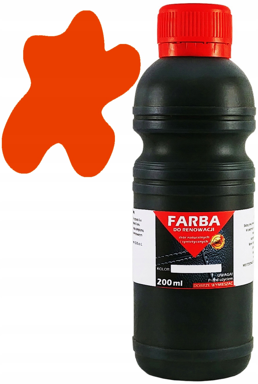 Barva Na Renovaci Kůže Oranžová 200 Ml