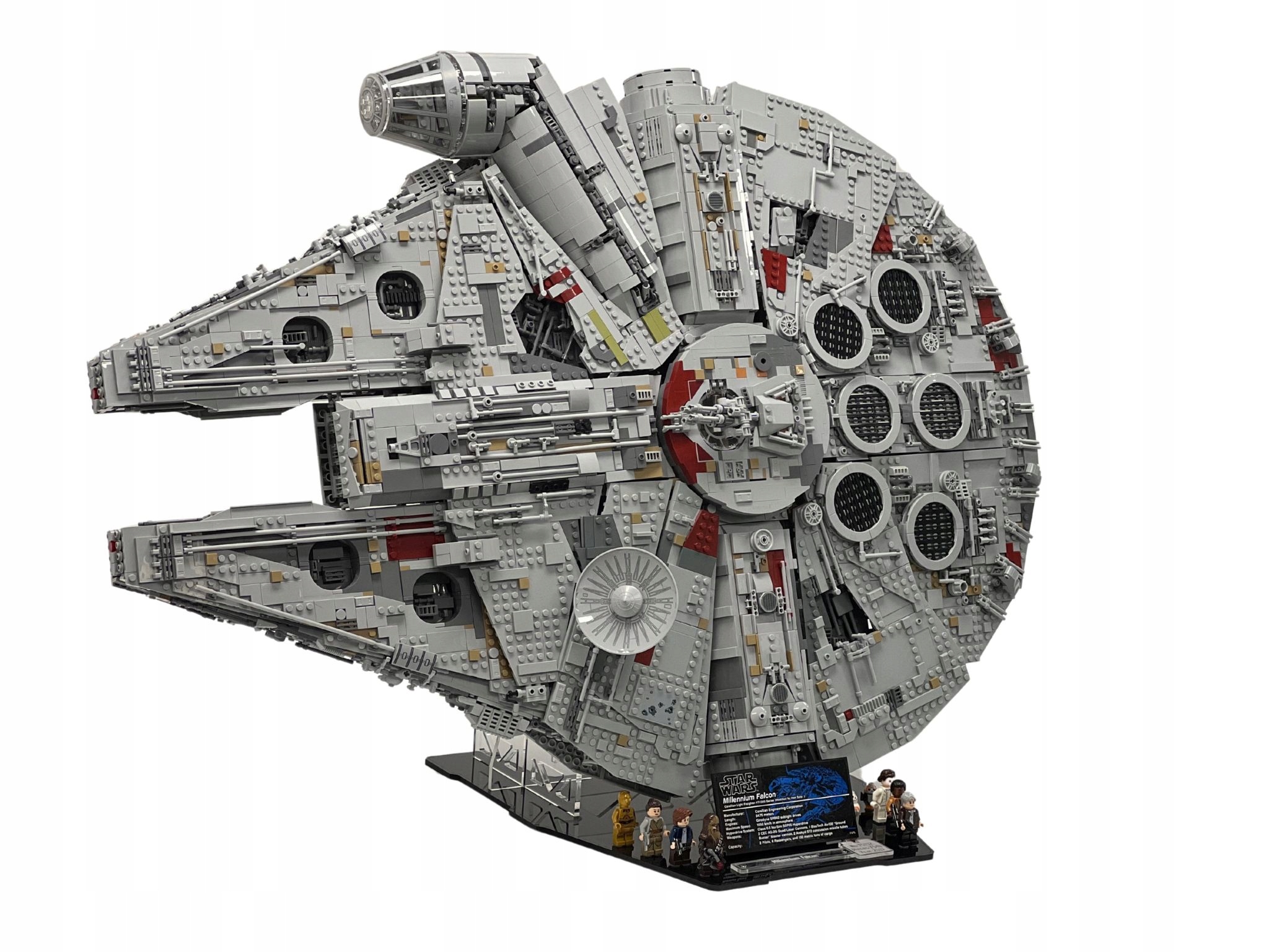 Podstavec Blacked Brick pre Lego 75192 Star Wars Sokol Millennium