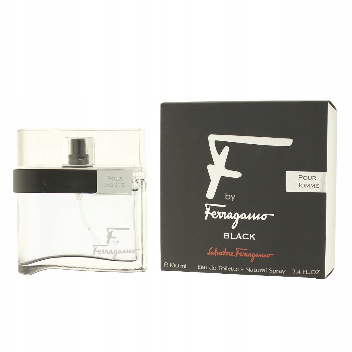 Salvatore Ferragamo F by Ferragamo Black Edt 100 ml M
