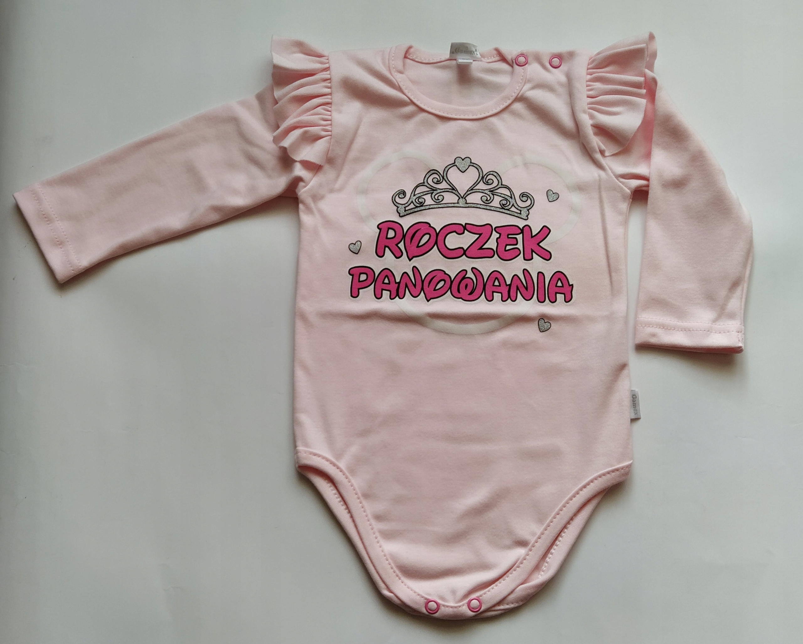 

Body Gamex "1-urodziny" różowy r.86