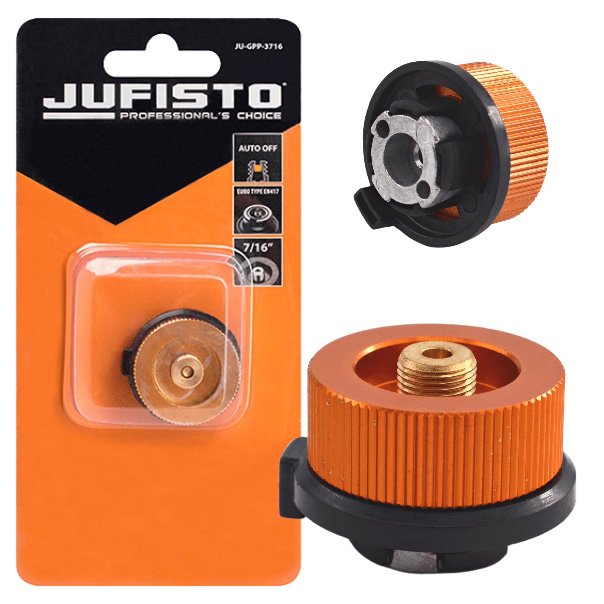 

Adapter Gazu Nabój Gazowy Gwint Kartusz Butli 7/16