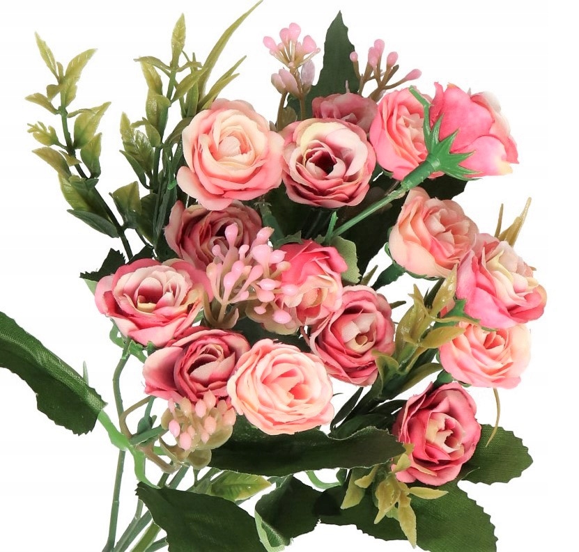 SZTUCZNE KWIATY ROŚLINY RÓŻA RÓŻE BUKIET RÓŻ GAŁĄZKI