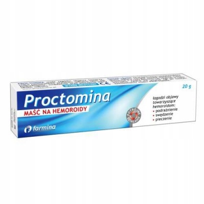 

Proctomina Maść na hemoroidy, 20 g