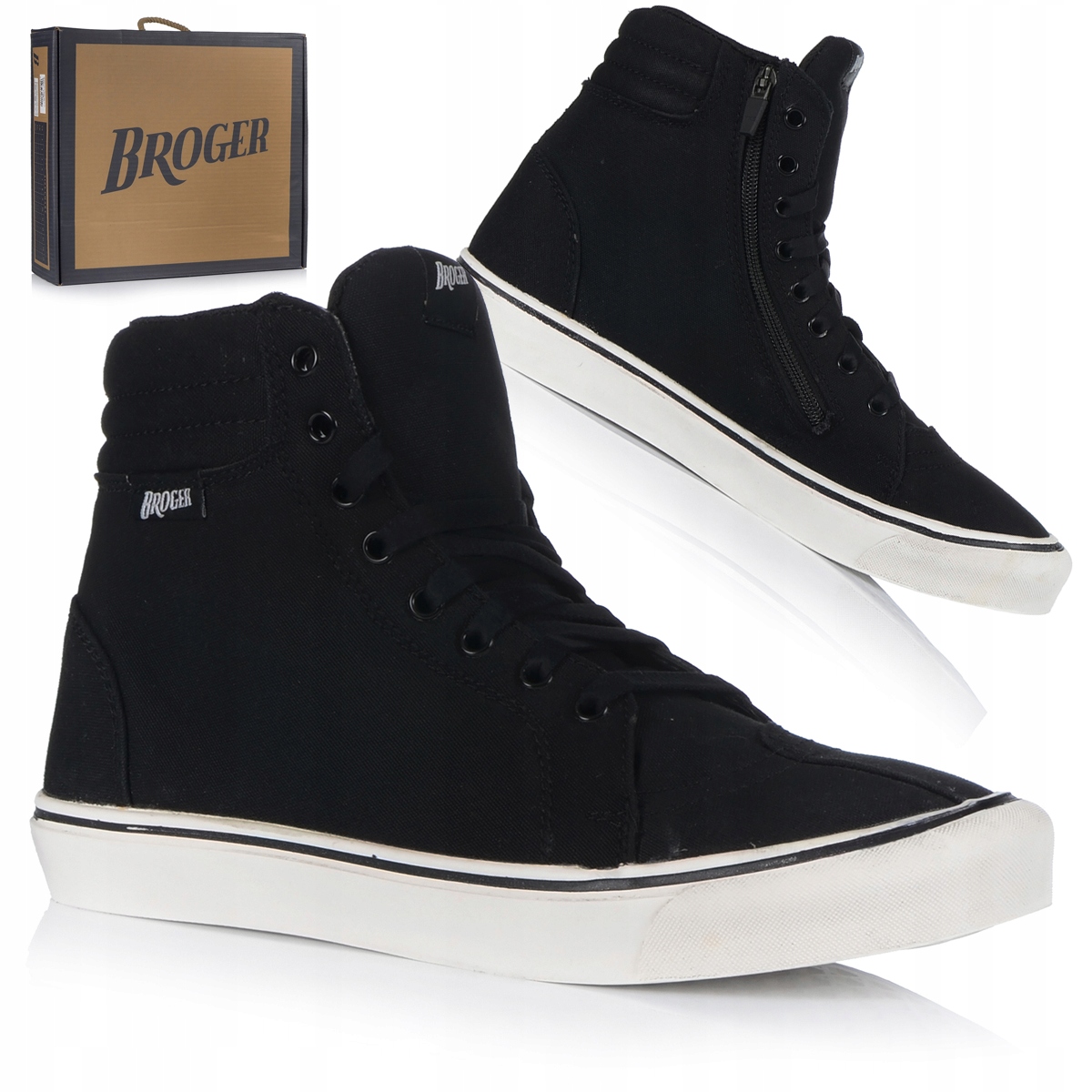 Motocyklové Topánky Krátke Broger, Ležérne Tenisky