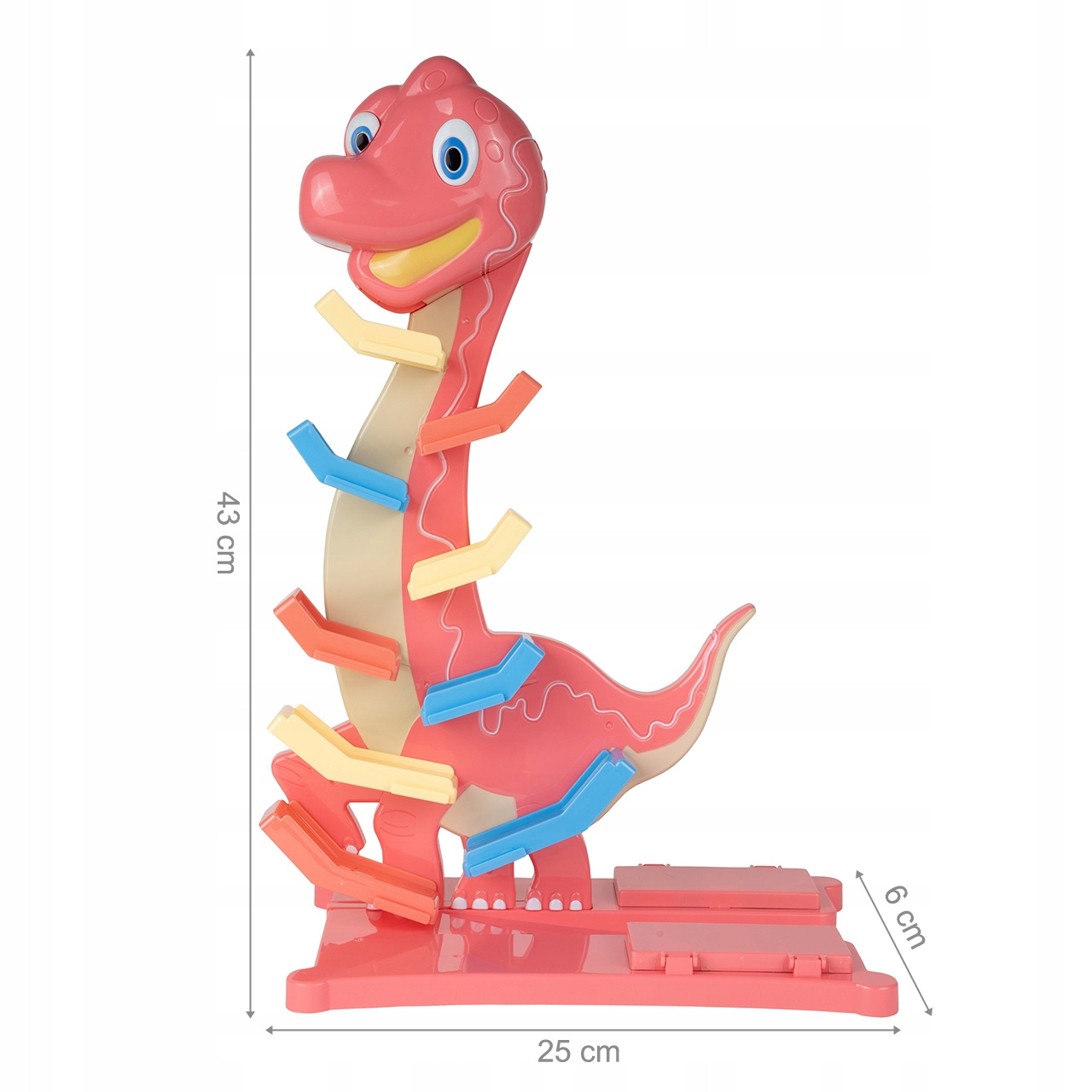 

Zjeżdżalnia Dla Autek W Formie Dinozaura 6 Autek