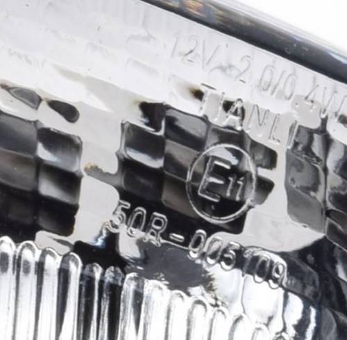 LAMPA TYŁ LED 3-KABLE DERBI SENDA BIAŁY KLOSZ ATV QUAD Producent bez marki